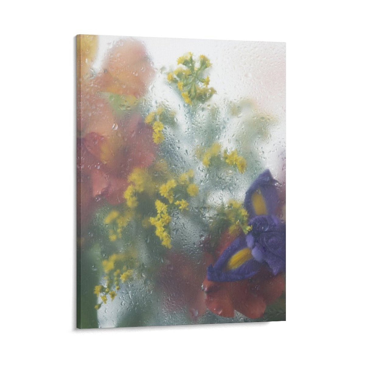 After Rain Floral Shadow Canvas Wall Art - 3