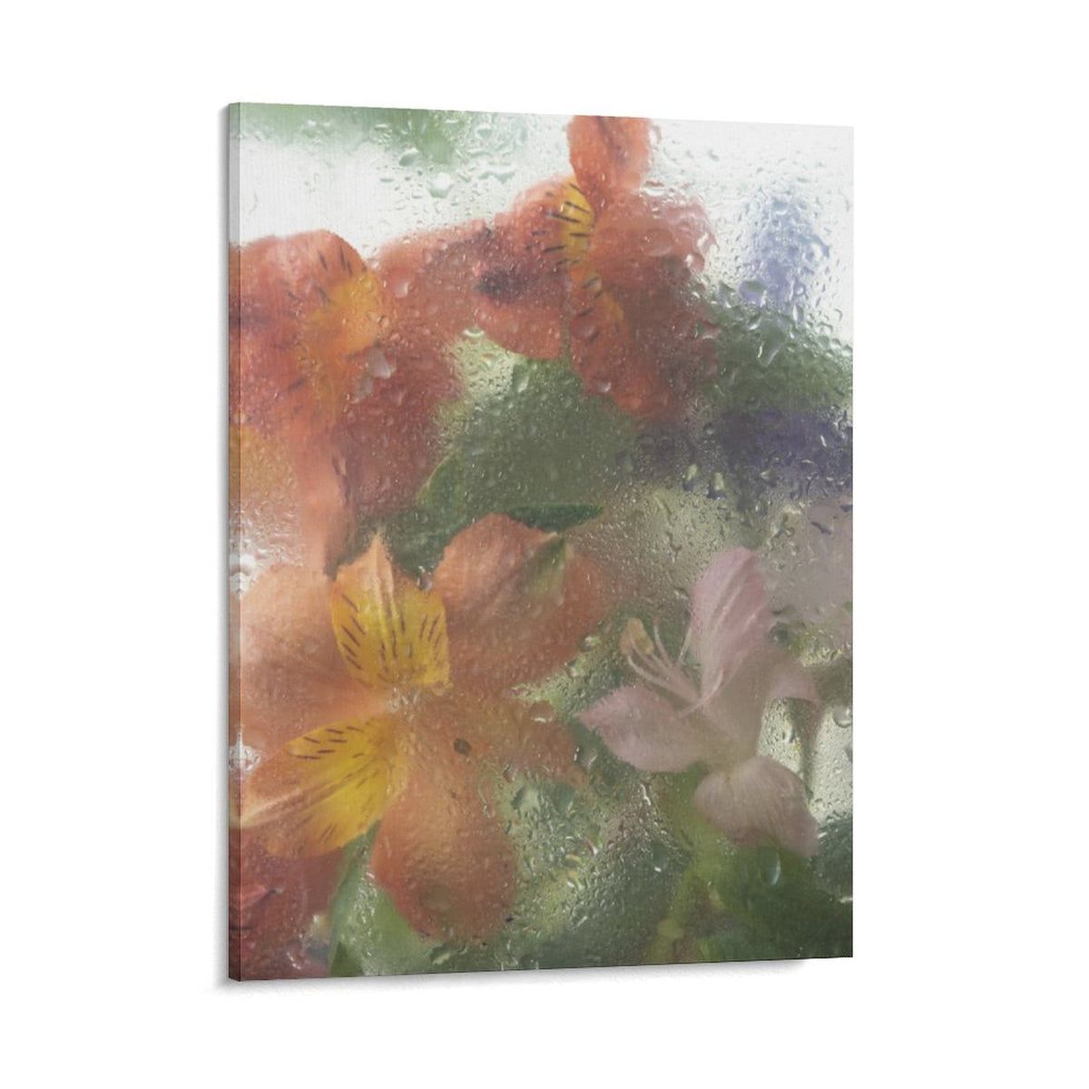 After Rain Floral Shadow Canvas Wall Art - 4