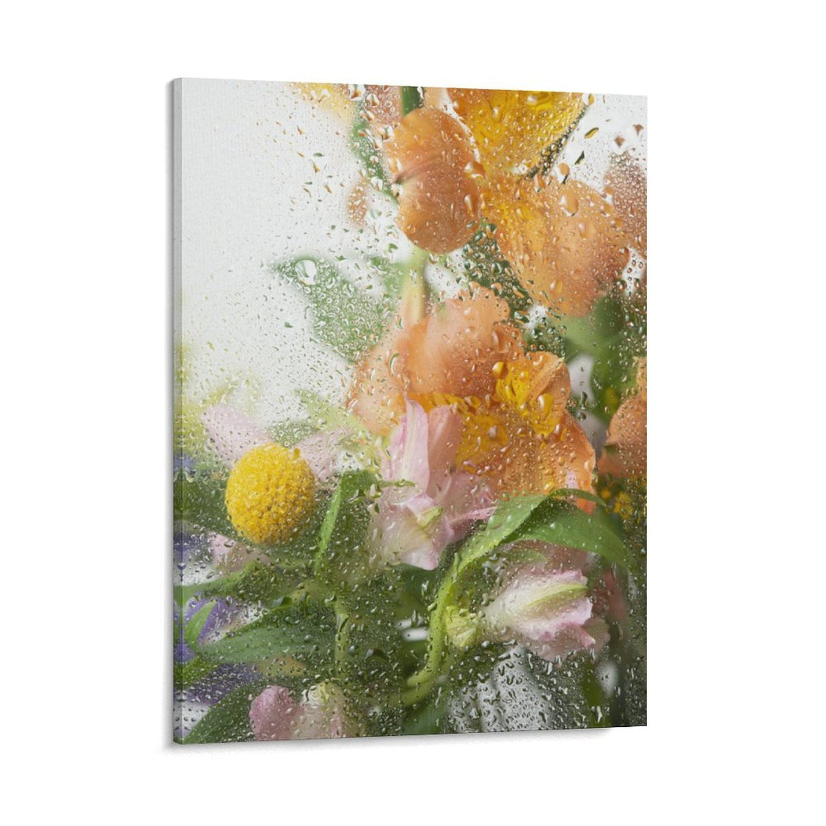 After Rain Floral Shadow Canvas Wall Art - 7