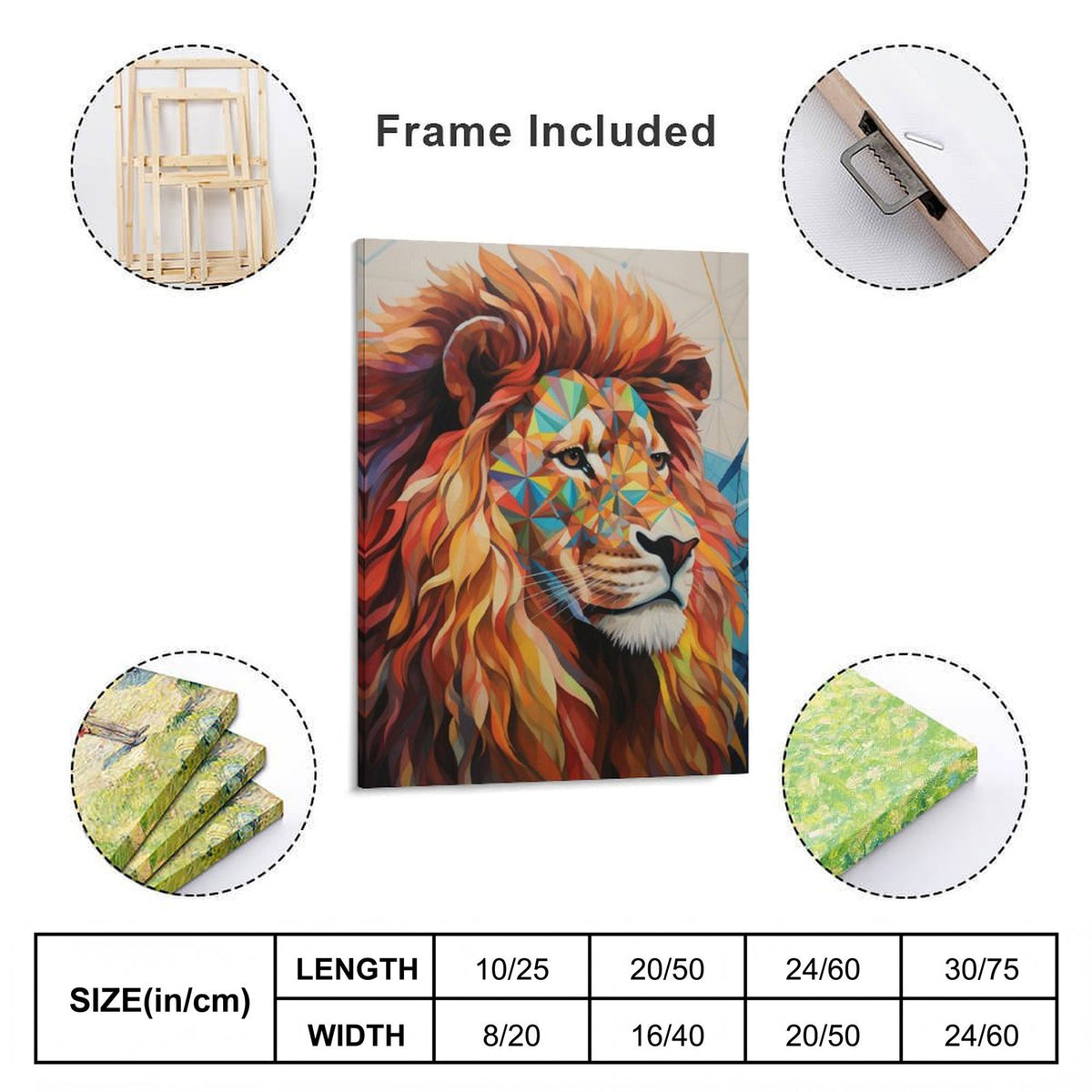 Majestic Lion Canvas Wall Art