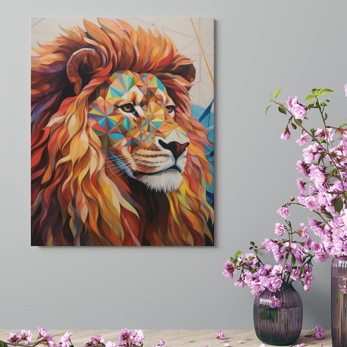 Majestic Lion Canvas Wall Art