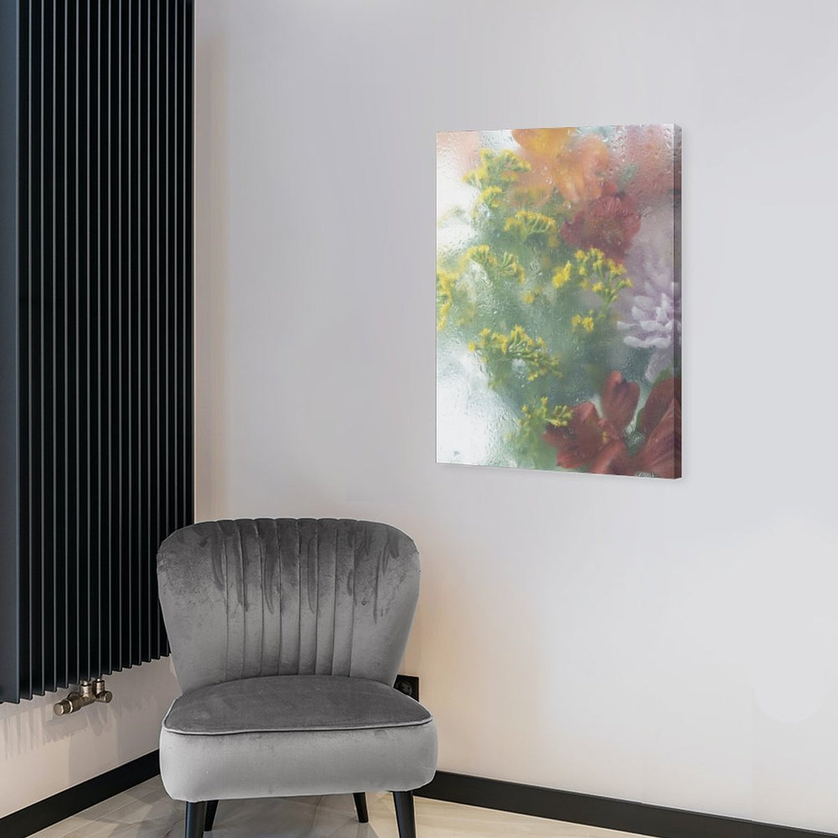 After Rain Floral Shadow Canvas Wall Art - 6