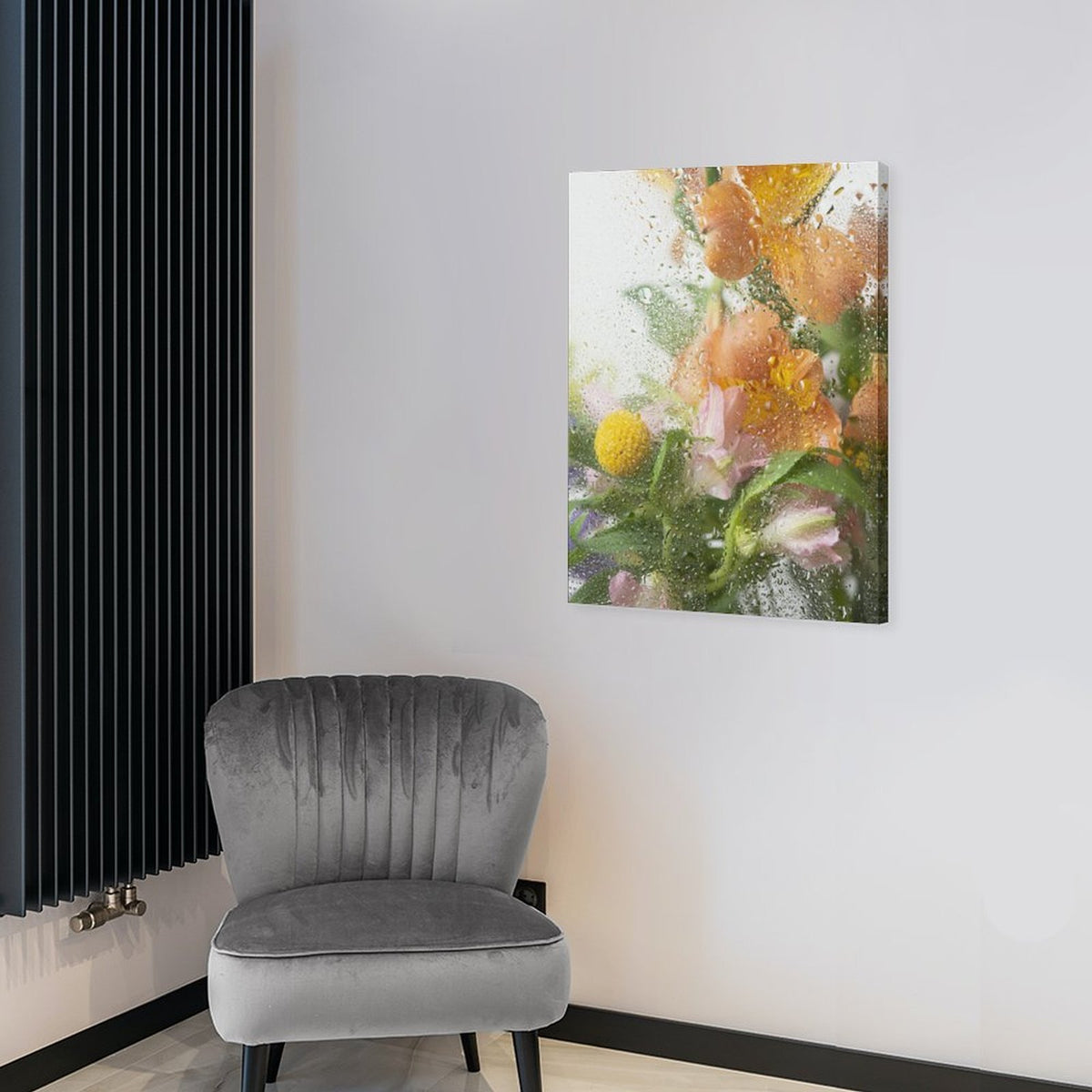After Rain Floral Shadow Canvas Wall Art - 7