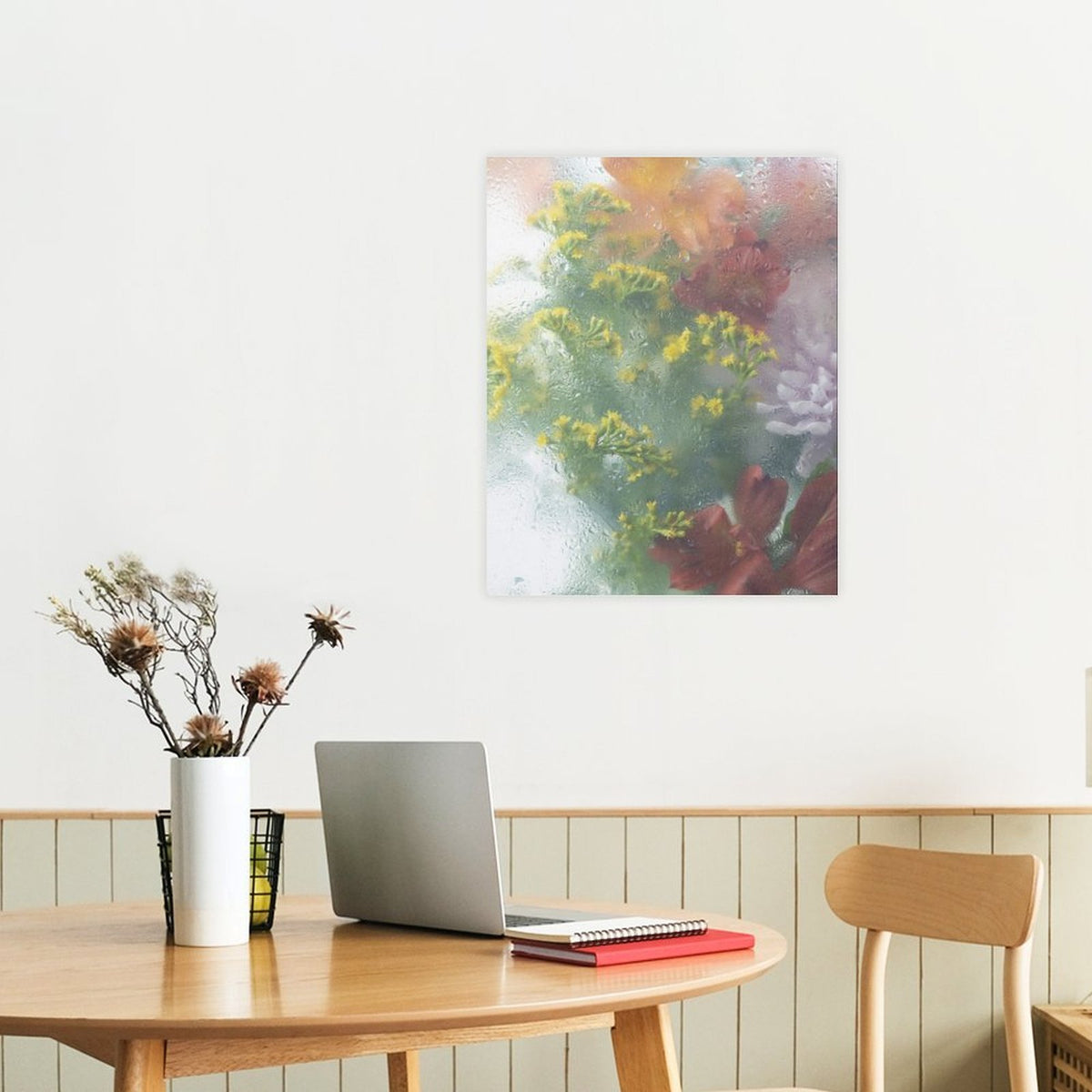 After Rain Floral Shadow Canvas Wall Art - 6
