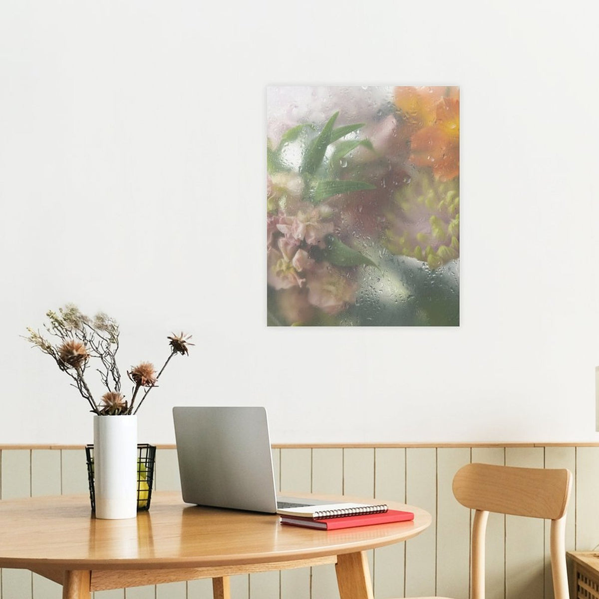 After Rain Floral Shadow Canvas Wall Art - 2