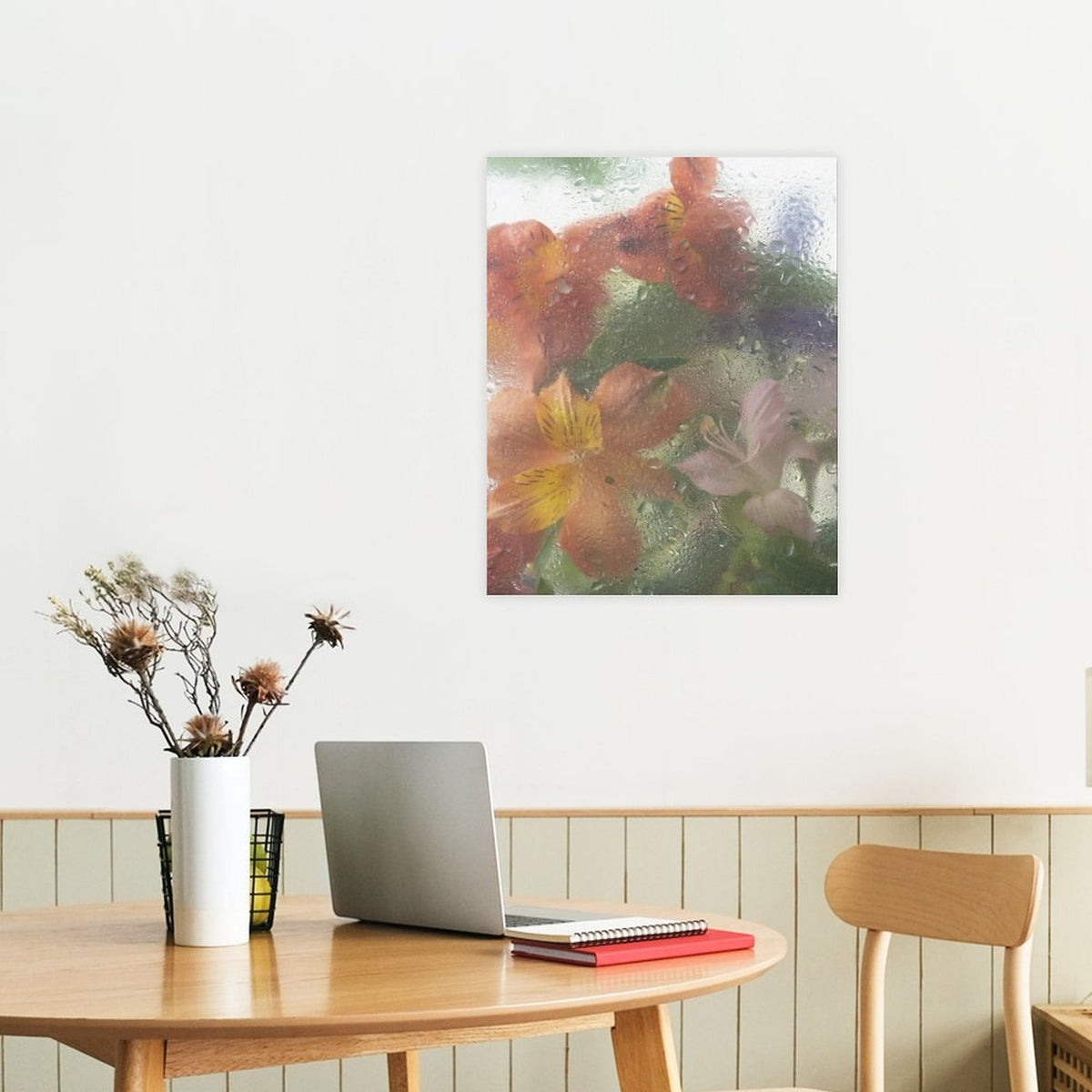 After Rain Floral Shadow Canvas Wall Art - 4
