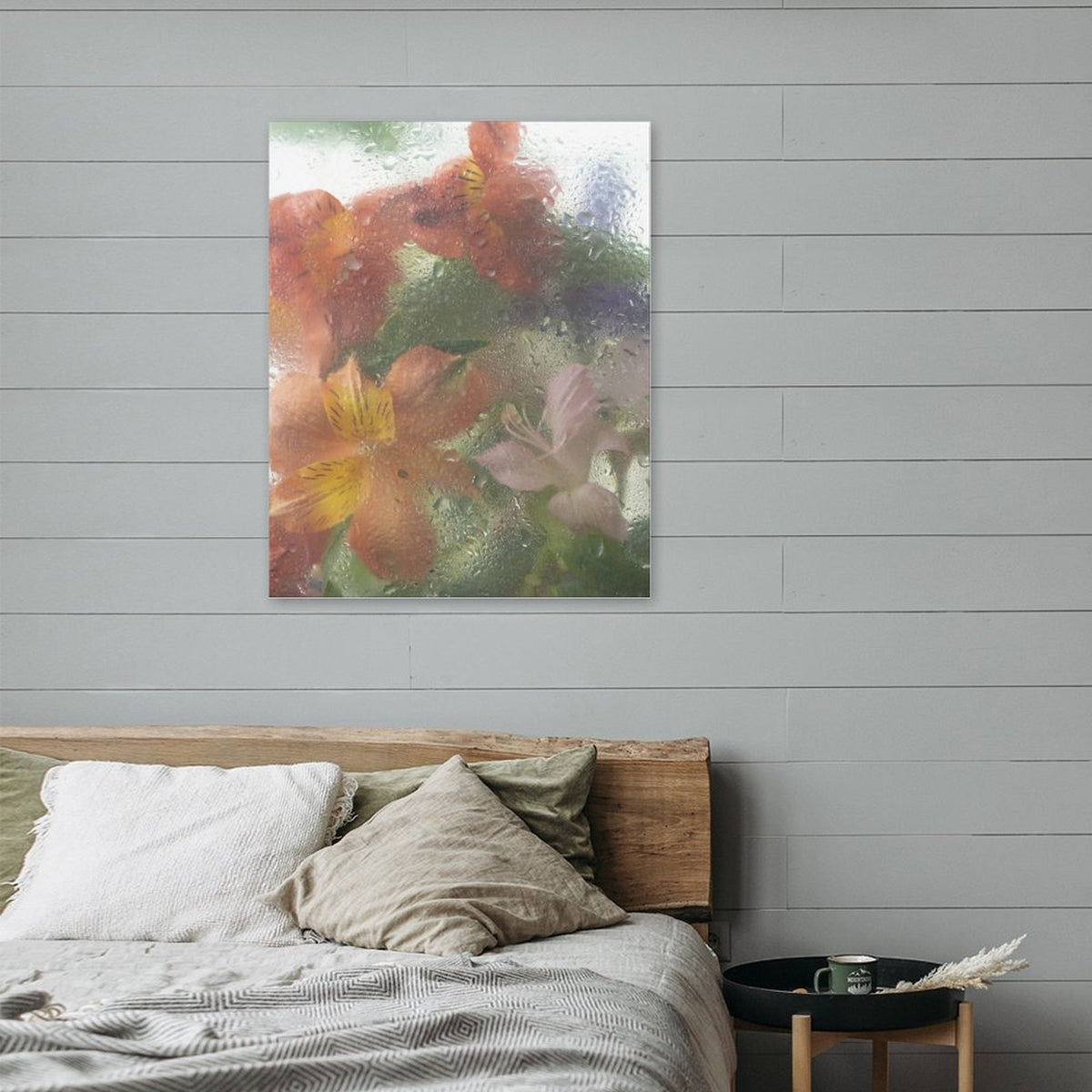 After Rain Floral Shadow Canvas Wall Art - 4