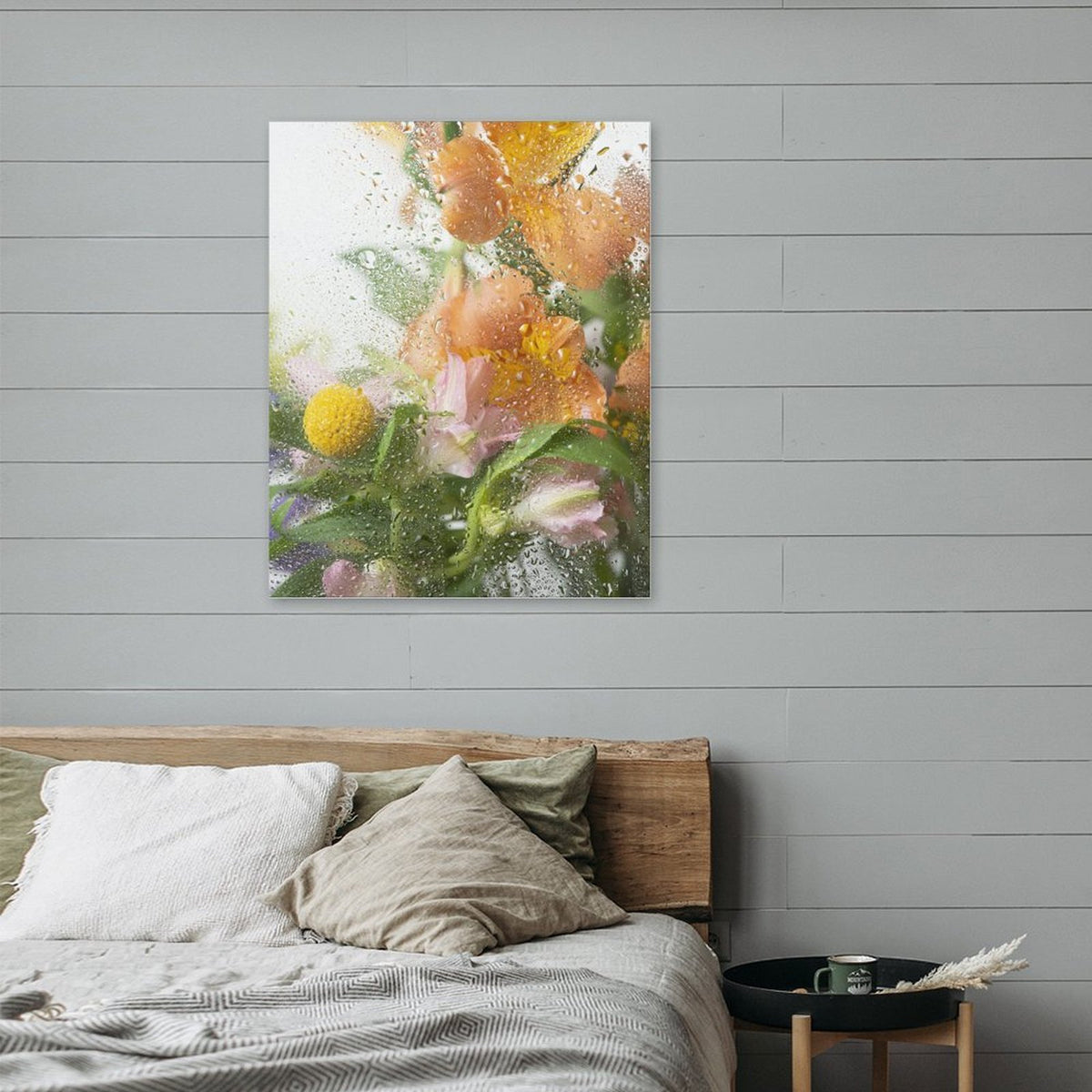 After Rain Floral Shadow Canvas Wall Art - 7