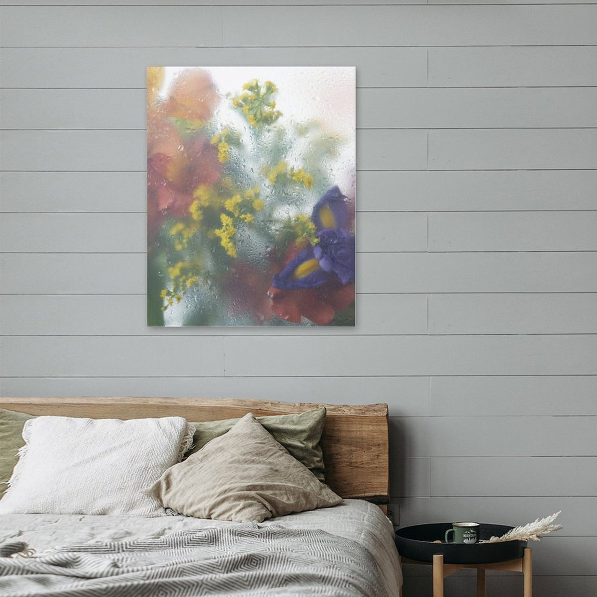 After Rain Floral Shadow Canvas Wall Art - 3