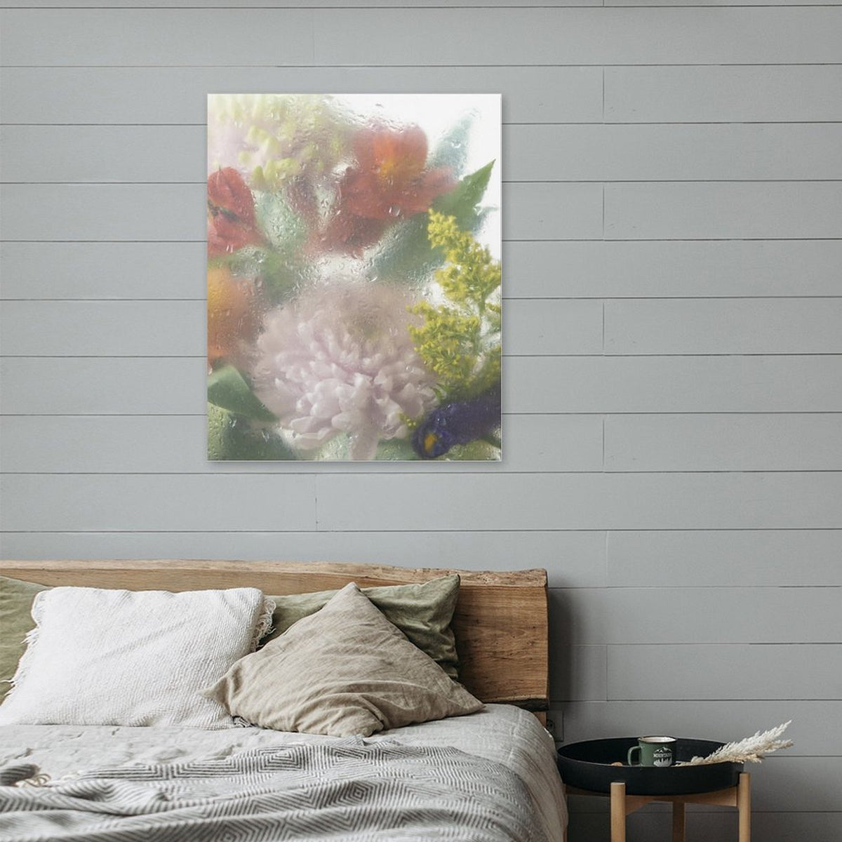 After Rain Floral Shadow Canvas Wall Art - 5
